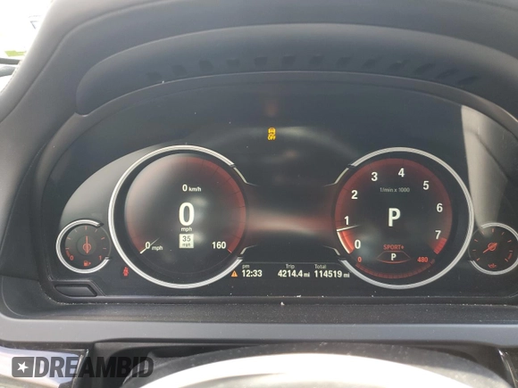 2014 BMW 7 Series ALPINA B7 xDrive with VIN WBAYF8C5XED653245, listed as a Copart auction lot 56010085 with 114,519 mi miles and Salvage title. Bid and sale history available at DreamBid. Image 9.
