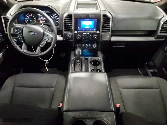 2020 Ford F-150 XL with VIN 1FTEW1EPXLFB44463, listed as a Copart auction lot 50189735 with 42,042 mi miles and Salvage Title. Bid and sale history available at carsss.com. Image 8.