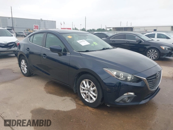 2016 Mazda Mazda3 i Grand Touring with VIN 3MZBM1X72GM237888, listed as a IAAI auction lot 41937237 with 93,454 mi miles. Bid and sale history available at carsss.com. Image 1.