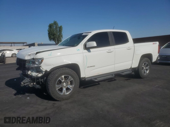 2017 Chevrolet Colorado 4WD Z71 with VIN 1GCGTDEN9H1180800, listed as a Copart auction lot 60430985 with 104,930 mi miles and Salvage title. Bid and sale history available at DreamBid. Image 1.