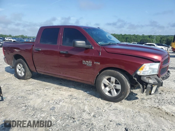 2019 Ram 1500 Express with VIN 3C6RR6KT1KG649643, listed as a Copart auction lot 60594145 with 121,740 mi miles and Salvage title. Bid and sale history available at DreamBid. Image 4.