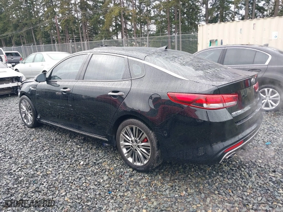 2018 Kia Optima SX with VIN 5XXGV4L26JG227603, listed as a IAAI auction lot 41648127 with 34,391 mi miles. Bid and sale history available at carsss.com. Image 3.