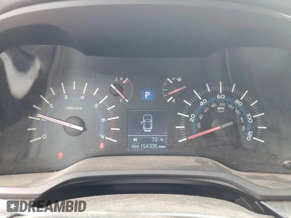 2015 Toyota 4Runner Limited with VIN JTEBU5JR2F5253402, listed as a Copart auction lot 61033115 with 154,335 mi miles and Clean title. Bid and sale history available at DreamBid. Image 9.