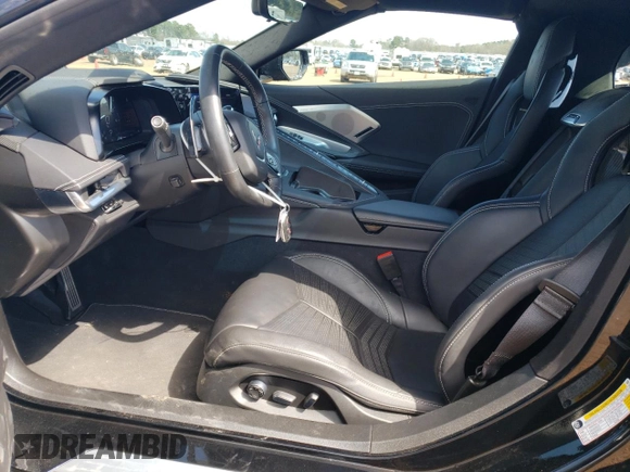 2022 Chevrolet Corvette 2LT with VIN 1G1YB2D49N5106004, listed as a Copart auction lot 49067245 with 15,247 mi miles and Salvage Title. Bid and sale history available at carsss.com. Image 7.