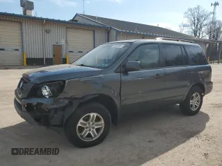 2005 Honda Pilot EX with VIN 5FNYF18455B053400, listed as a Copart auction lot 49530955 with 173,086 mi miles and Salvage Title. Bid and sale history available at DreamBid. Image 1.