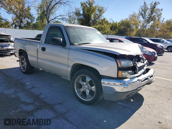 2004 Chevrolet Silverado 1500 LS with VIN 1GCEC14T54Z253372, listed as a Copart auction lot 75456634 with 271,025 mi miles and Salvage Title. Bid and sale history available at carsss.com. Image 4.