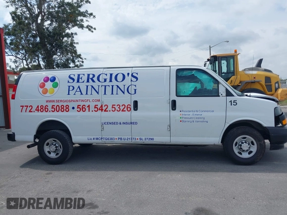 2020 Chevrolet Express Cargo with VIN 1GCWGBFP7L1118907, listed as a IAAI auction lot 41725301 with 83,978 mi miles and . Bid and sale history available at DreamBid. Image 12.