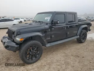 2022 Jeep Gladiator Overland with VIN 1C6HJTFG2NL129862, listed as a Copart auction lot 86254394 with 98,151 mi miles and Salvage title. Bid and sale history available at DreamBid. Image 1.