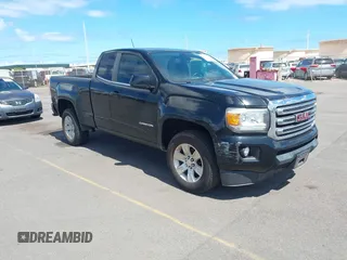 2016 GMC Canyon 2WD SLE with VIN 1GTH5CEA9G1395081, listed as a IAAI auction lot 42396238 with 124,720 mi miles and . Bid and sale history available at DreamBid. Image 1.