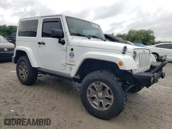 2013 Jeep Wrangler Sahara with VIN 1C4AJWBG8DL691619, listed as a Copart auction lot 56194275 with 103,299 mi miles and Salvage title. Bid and sale history available at DreamBid. Image 4.