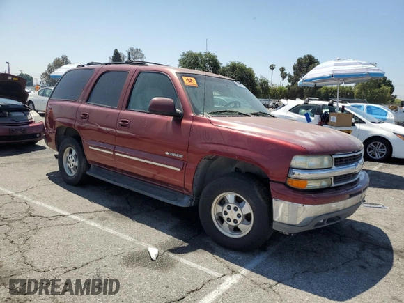 2002 Chevrolet Tahoe LS with VIN 1GNEC13T72R232464, listed as a Copart auction lot 59031985 with Not provided miles and Clean title. Bid and sale history available at DreamBid. Image 4.