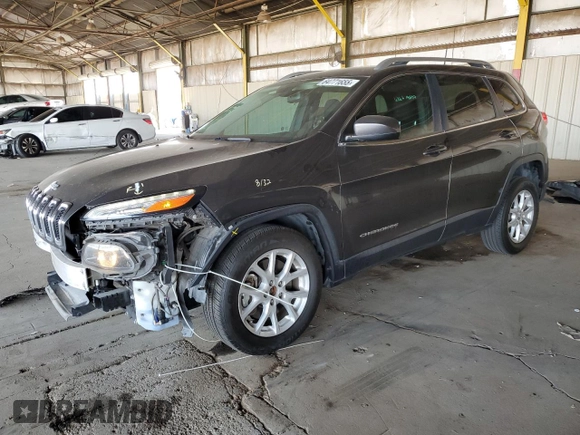2016 Jeep Cherokee Latitude with VIN 1C4PJLCS8GW107783, listed as a Copart auction lot 64771655 with 108,745 mi miles and Salvage title. Bid and sale history available at DreamBid. Image 1.