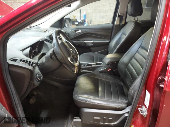 2016 Ford Escape Titanium with VIN 1FMCU9JX4GUB05060, listed as a Copart auction lot 48580915 with 76,800 mi miles and Salvage Title. Bid and sale history available at carsss.com. Image 7.