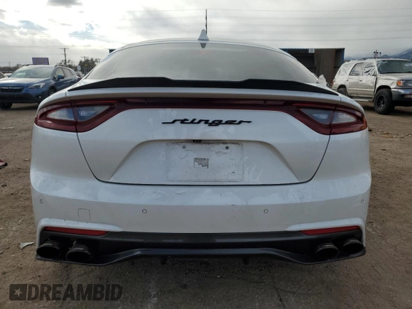 2018 Kia Stinger with VIN KNAE15LA8J6036101, listed as a Copart auction lot 81426844 with 79,504 mi miles and Salvage Title. Bid and sale history available at DreamBid. Image 6.
