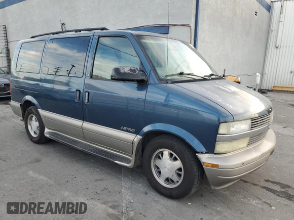 2002 Chevrolet Astro with VIN 1GNDM19X22B145342, listed as a Copart auction lot 43203415 with 212,976 mi miles and Salvage Title. Bid and sale history available at carsss.com. Image 4.
