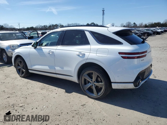 2024 Genesis GV70 Sport with VIN 5NMMCDTC5RH015306, listed as a Copart auction lot 47453885 with 24,248 mi miles and Salvage title. Bid and sale history available at DreamBid. Image 2.