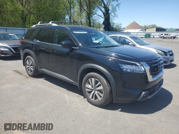 2024 Nissan Pathfinder SL with VIN 5N1DR3CC6RC211239, listed as a Copart auction lot 54295245 with 20,240 mi miles and Salvage title. Bid and sale history available at DreamBid. Image 4.