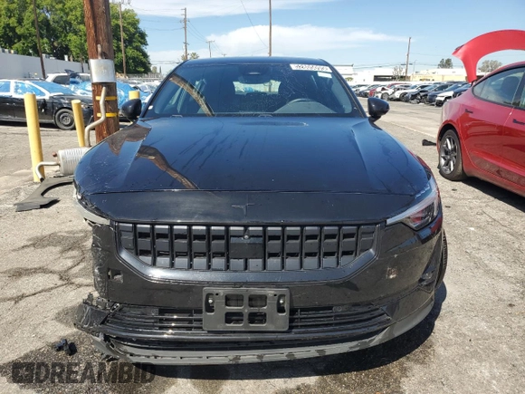 2023 Polestar 2 with VIN YSMEG3KA0PL161499, listed as a Copart auction lot 52805095 with 35,150 mi miles and Salvage Title. Bid and sale history available at carsss.com. Image 5.