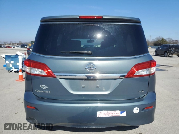 2013 Nissan Quest LE with VIN JN8AE2KP1D9064954, listed as a Copart auction lot 43959765 with 132,789 mi miles and Clean Title. Bid and sale history available at carsss.com. Image 6.