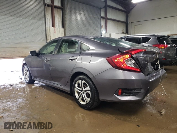 2016 Honda Civic Sedan LX with VIN 19XFC2F53GE027498, listed as a Copart auction lot 46607055 with 146,607 mi miles and Salvage Title. Bid and sale history available at carsss.com. Image 2.