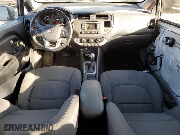 2014 Kia Rio EX with VIN KNADN5A35E6323017, listed as a Copart auction lot 75566694 with 117,996 mi miles and Salvage Title. Bid and sale history available at carsss.com. Image 8.