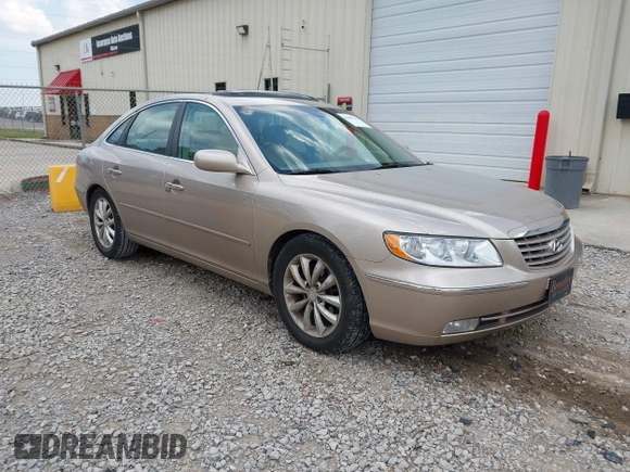 2006 Hyundai Azera SE with VIN KMHFC46F16A118500, listed as a IAAI auction lot 42007351 with 36,676 mi miles and . Bid and sale history available at DreamBid. Image 1.