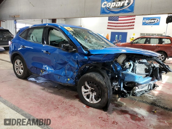 2021 Ford Escape S with VIN 1FMCU9F67MUA23299, listed as a Copart auction lot 46811485 with Not Provided miles and Salvage Title. Bid and sale history available at DreamBid. Image 4.