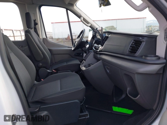 2023 Ford Transit Passenger XL with VIN 1FBAX2C82PKB28840, listed as a IAAI auction lot 41734942 with 20,504 mi miles and . Bid and sale history available at DreamBid. Image 5.