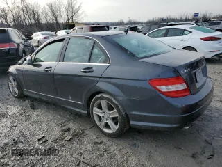 2011 Mercedes-Benz C 300 Sport with VIN WDDGF8BBXBR142614, listed as a Copart auction lot 42601125 with 112,480 mi miles and Salvage Title. Bid and sale history available at carsss.com. Image 2.