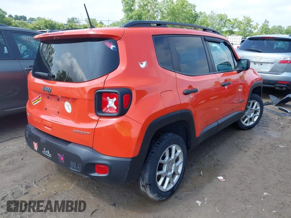2019 Jeep Renegade Sport with VIN ZACNJBAB6KPJ95837, listed as a IAAI auction lot 42509276 with 175,699 mi miles and . Bid and sale history available at DreamBid. Image 4.