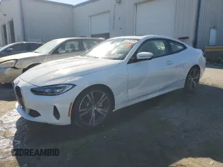 2021 BMW 4 Series 430i with VIN WBA53AP03MCF97965, listed as a Copart auction lot 82152154 with 41,854 mi miles and Salvage Title. Bid and sale history available at DreamBid. Image 1.