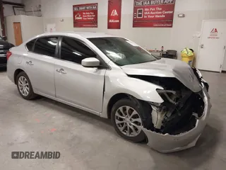 2019 Nissan Sentra SV with VIN 3N1AB7AP9KY427322, listed as a IAAI auction lot 41609080 with 125,408 mi miles and . Bid and sale history available at DreamBid. Image 1.