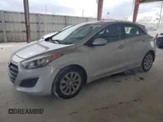 2016 Hyundai Elantra GT with VIN KMHD35LHXGU325311, listed as a Copart auction lot 52445265 with 123,267 mi miles and Salvage Title. Bid and sale history available at carsss.com. Image 1.