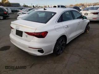 2022 Audi A3 Premium with VIN WAUAUDGY1NA018162, listed as a Copart auction lot 42932784 with 0 mi miles. Bid and sale history available at carsss.com. Image 3.