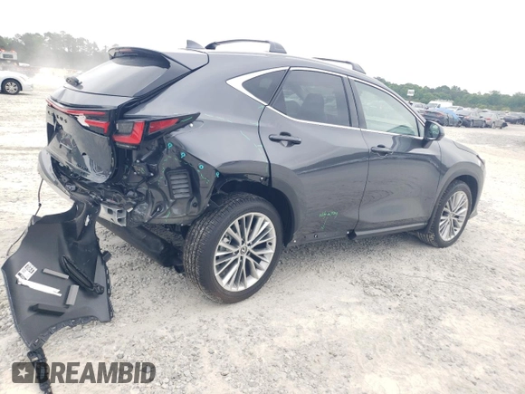 2025 Lexus NX 350 Premium z VIN 2T2GGCEZ4SC081138, wystawiony jako Copart lot #54490465 z przebiegiem 479 mil mil oraz Szkoda całkowita • Salvage title. Historia ofert i sprzedaży dostępna na DreamBid. Obrazek 3.