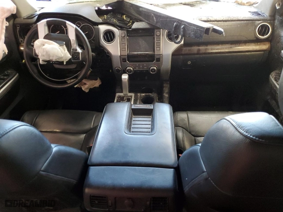 2017 Toyota Tundra 4WD Limited with VIN 5TFHW5F11HX638100, listed as a Copart auction lot 48667665 with 0 mi miles and Non Repairable. Bid and sale history available at carsss.com. Image 8.