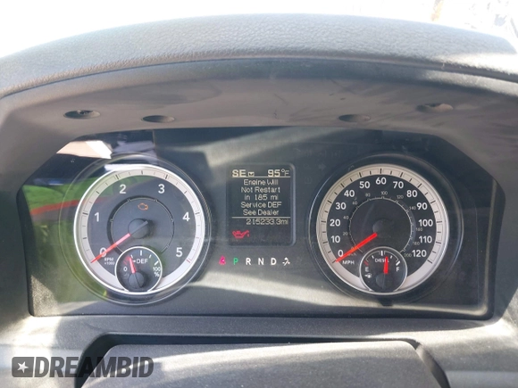 2016 Ram 1500 with VIN 3C6JR6DM0GG352213, listed as a IAAI auction lot 42384058 with 215,233 mi miles and . Bid and sale history available at DreamBid. Image 7.