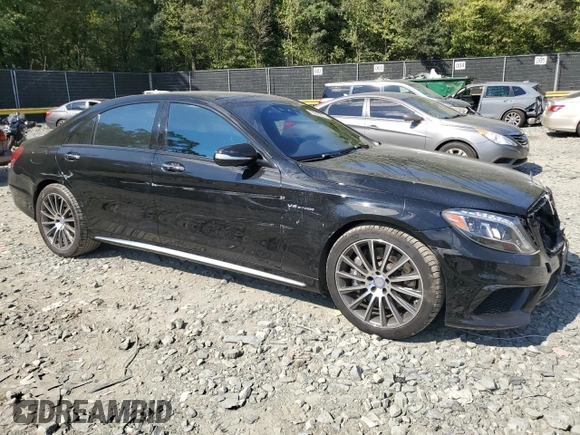 2016 Mercedes-Benz S-Class AMG S 63 with VIN WDDUG7JB7GA230120, listed as a Copart auction lot 70949214 with 112,697 mi miles and Salvage Title. Bid and sale history available at carsss.com. Image 4.