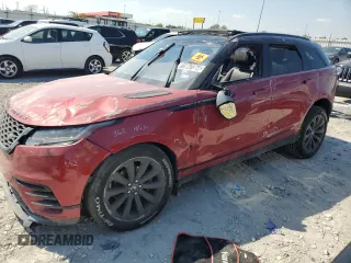 2018 Land Rover Range Rover Velar R-Dynamic SE with VIN SALYL2RX4JA761897, listed as a Copart auction lot 43936095 with Not provided miles and Salvage title. Bid and sale history available at DreamBid. Image 1.