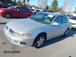 2002 Mitsubishi Galant ES with VIN 4A3AA46G52E074076, listed as a IAAI auction lot 41302075 with 174,960 mi miles. Bid and sale history available at carsss.com. Image 2.