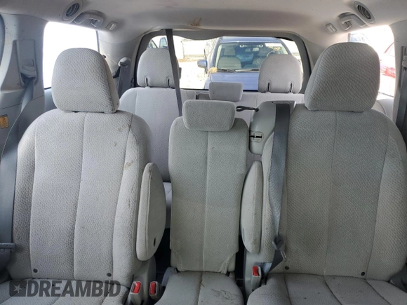 2012 Toyota Sienna LE AAS with VIN 5TDKK3DC1CS222623, listed as a Copart auction lot 44510455 with 164,491 mi miles and Salvage Title. Bid and sale history available at carsss.com. Image 10.
