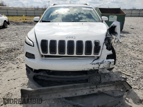 2017 Jeep Cherokee Latitude with VIN 1C4PJLCS6HD214568, listed as a Copart auction lot 47481225 with 106,499 mi miles and Salvage Title. Bid and sale history available at carsss.com. Image 5.