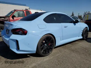 2023 BMW M2 with VIN 3MF13DM08P8D61938, listed as a Copart auction lot 54219205 with 17,311 mi miles and Salvage Title. Bid and sale history available at carsss.com. Image 3.