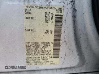 2017 Nissan Altima SR with VIN 1N4AL3AP1HN310624, listed as a Copart auction lot 76910264 with 90,797 mi miles and Salvage Title. Bid and sale history available at DreamBid. Image 14.