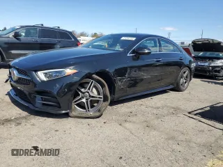 2019 Mercedes-Benz CLS with VIN WDD2J5KB8KA033008, listed as a Copart auction lot 51256165 with 32,611 mi miles and Salvage Title. Bid and sale history available at carsss.com. Image 1.