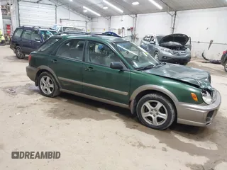 2002 Subaru Impreza Outback Special Sports with VIN JF1GG68582H831446, listed as a IAAI auction lot 42547194 with 124,895 mi miles and . Bid and sale history available at DreamBid. Image 1.