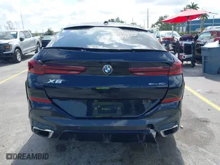 2024 BMW X6 xDrive40i with VIN 5UX33EX07R9V74903, listed as a IAAI auction lot 42063171 with 22,384 mi miles. Bid and sale history available at carsss.com. Image 16.