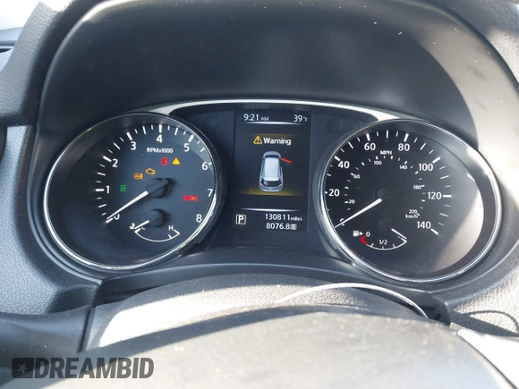 2014 Nissan Rogue S with VIN 5N1AT2MV7EC755967, listed as a IAAI auction lot 41800889 with 130,811 mi miles. Bid and sale history available at carsss.com. Image 7.