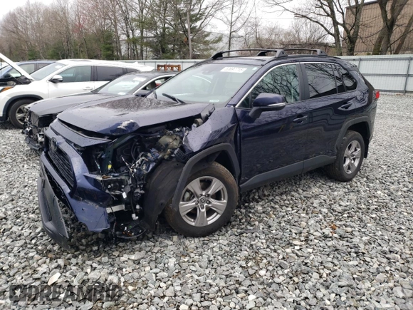 2023 Toyota RAV4 XLE with VIN 2T3P1RFV1PW363786, listed as a Copart auction lot 53697715 with 8,220 mi miles and Salvage title. Bid and sale history available at DreamBid. Image 1.