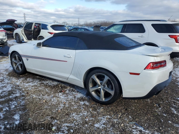 2015 Chevrolet Camaro LT with VIN 2G1FF3D32F9229334, listed as a Copart auction lot 87362094 with 116,134 mi miles and Salvage Title. Bid and sale history available at carsss.com. Image 2.